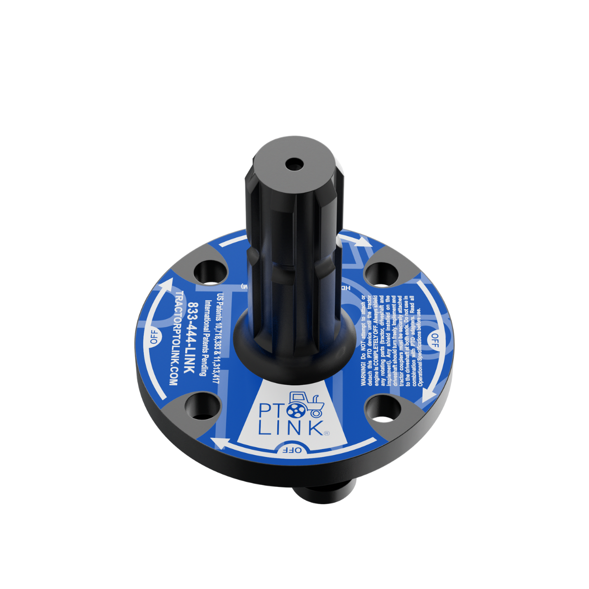 PTO Link™ HD System – Implement (Male) Plate — PAT'S QUICK HITCH